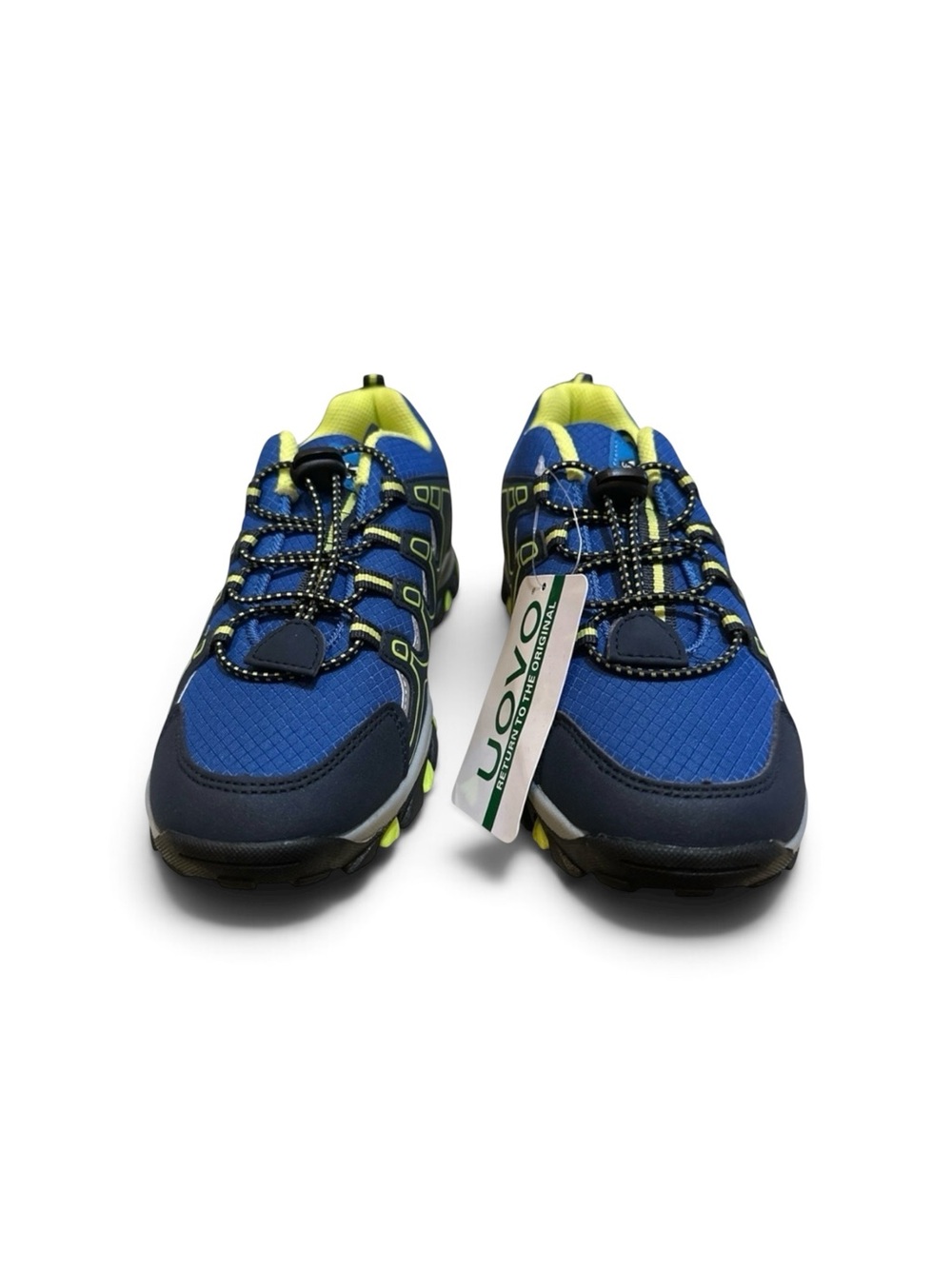 UOVO Kids Trail Sneakers Blue & Neon Green EU 36 US 3.5